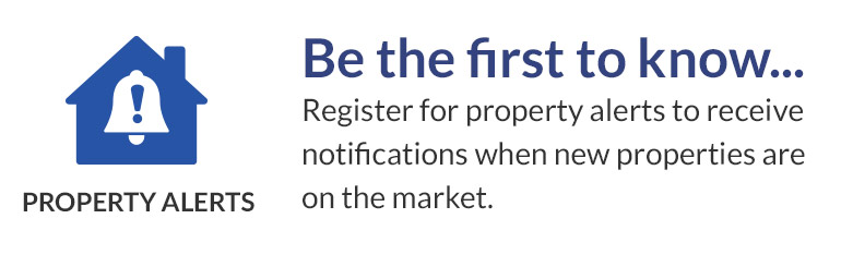 Get alerts about properties direct to your inbox