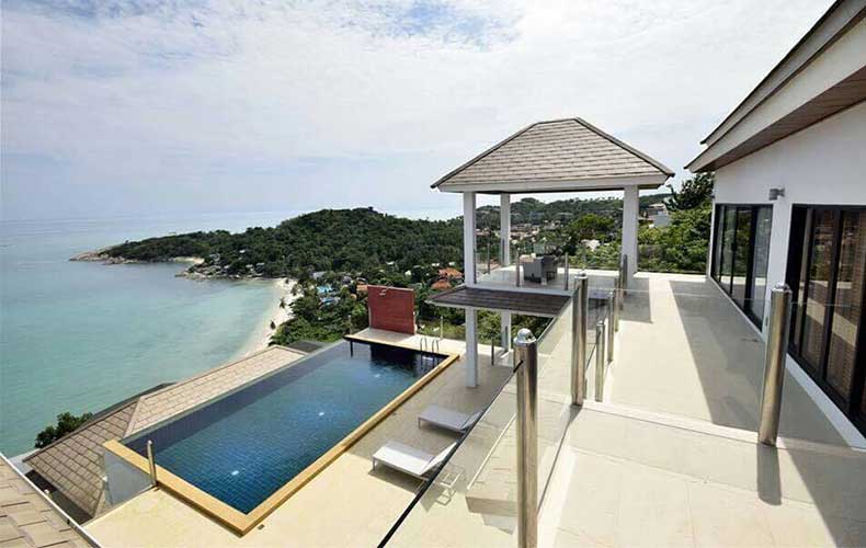 3-Bed Sea View Villa in Tongson Bay by Choeng Mon