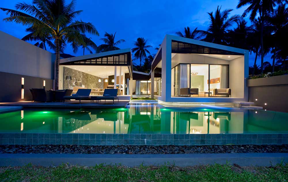 Contemporary 3-Bed Beachfront Villas, Bang Por