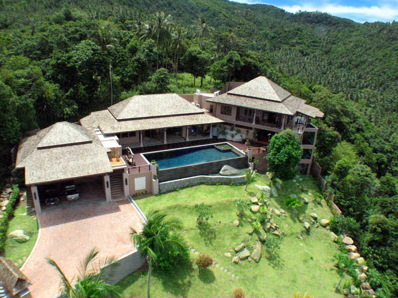 PENDING - Luxury Ocean Villa with 3,300 sqm Land Plot, Chaweng Hillside