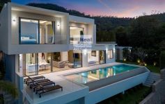 New Luxury 4-Bed Contemporary Panoramic Sea View Villa, Bo Phut, Koh Samui