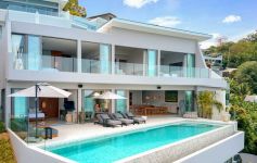 Newly Completed 5-Bed Contemporary Sea View Villa, Chaweng Noi