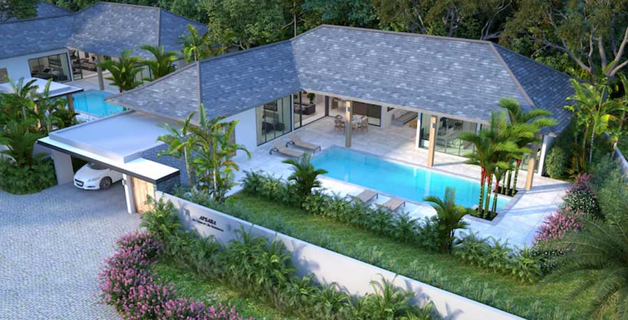 New Estate of 7 detached Pool Villas in Maenam