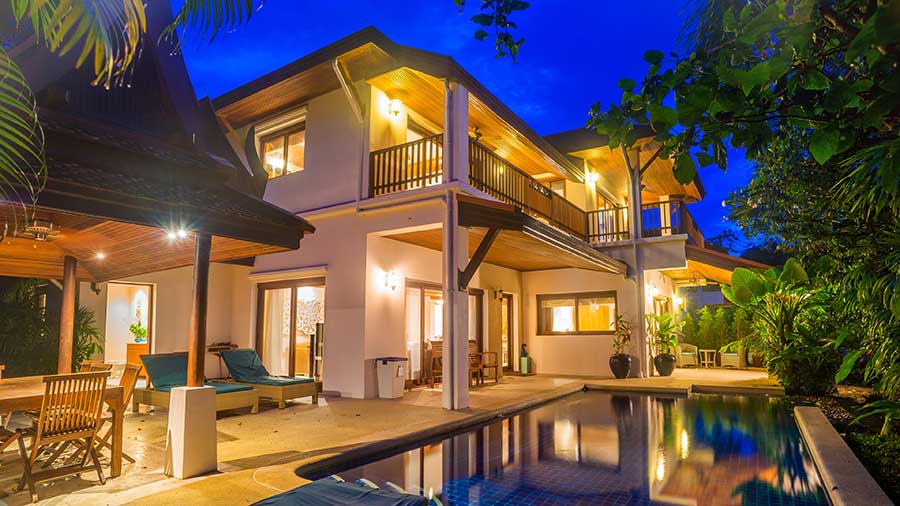 Detached 4-Bed Authentic Thai Style Beachside Pool Villa, Hua Thanon