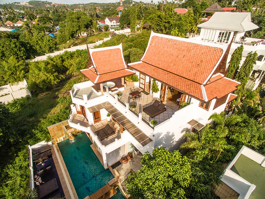 Luxury 6-Bed Thai Style Sea View Pool Villa, Ban Rak