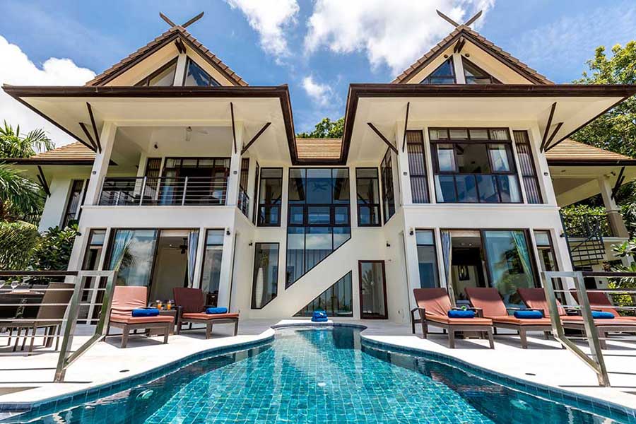 Luxury 2-Level 5-Bedroom Sea View Pool Villa, Tranquil North-West Coast