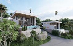 New 3-Bed Contemporary Ocean View Pool Villas, Lamai