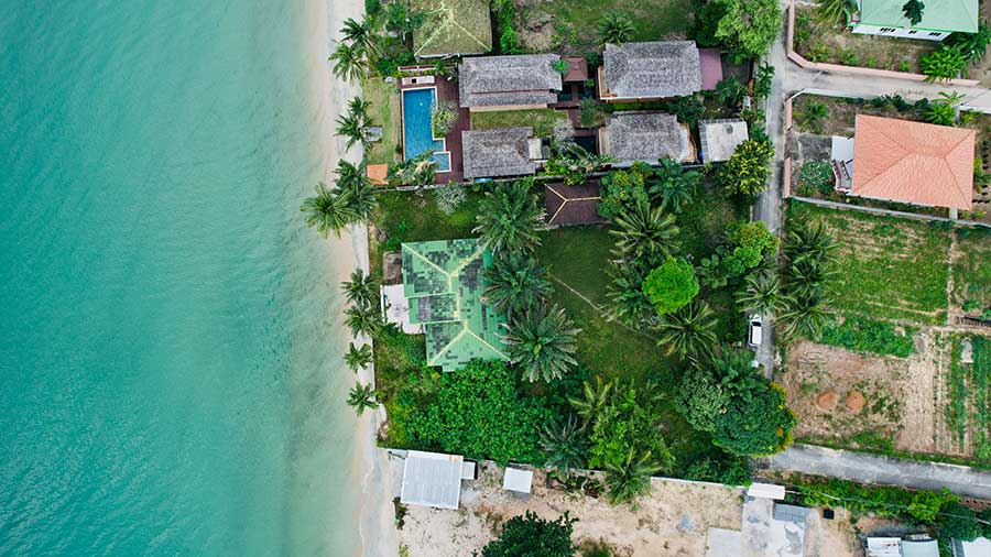 2,300 sqm of Pure Beach Land at Lipa Noi, West Koh Samui