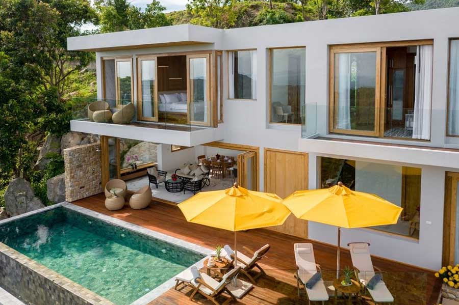 4-Bed Contemporary Island View Villa, South-West Samui