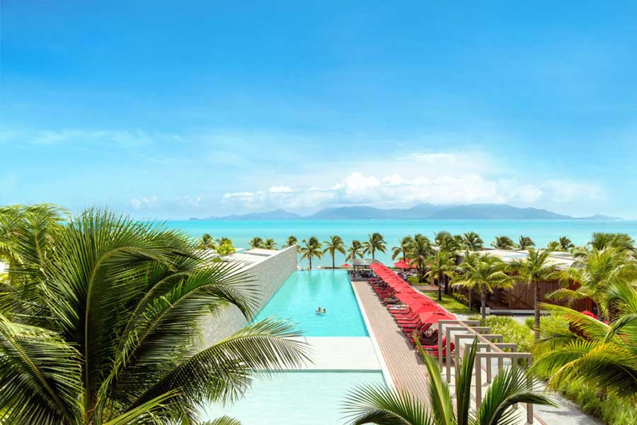 Minimalist Pure Beachfront Resort – Maenam, North Coast