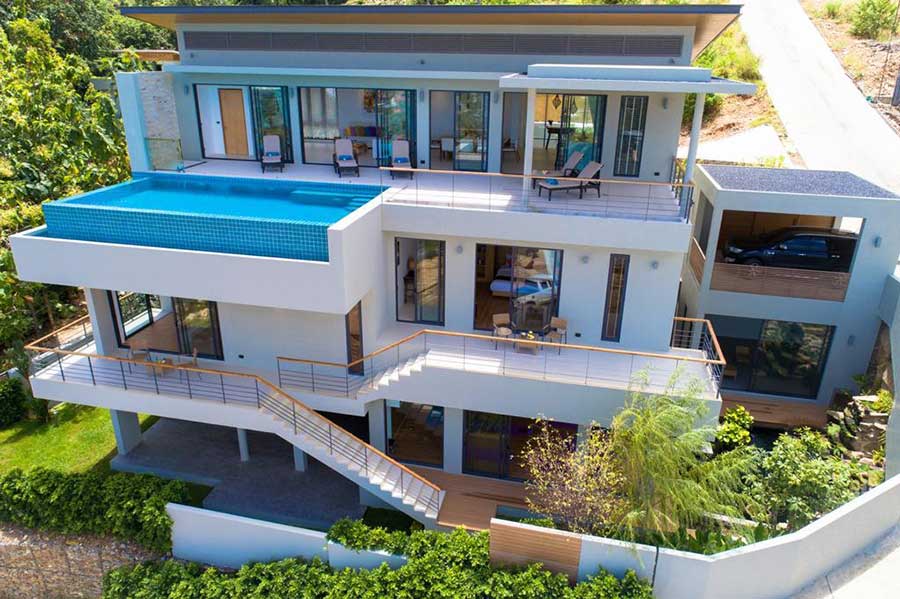 Luxury 4-Bed Detached Sea View Pool Villa, Bo Phut