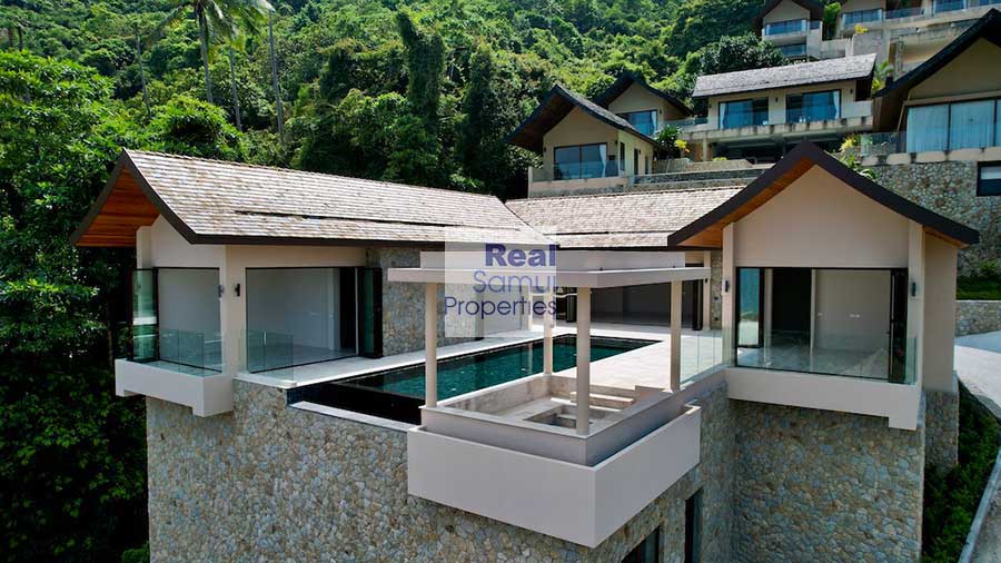 Newly Completed 3-Bed Sea View Pool Villa, Chaweng Noi
