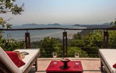 Bespoke 3-Bed Panoramic Sea View Pool Villa, Laem Set