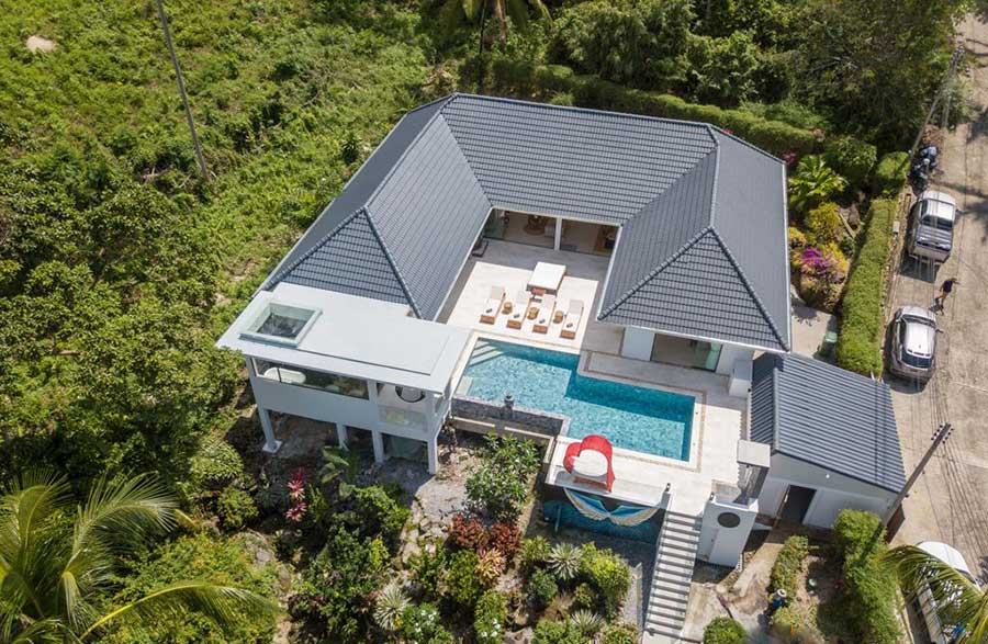 Immaculate 5-Bed Sea View Pool Villa, Taling Ngam