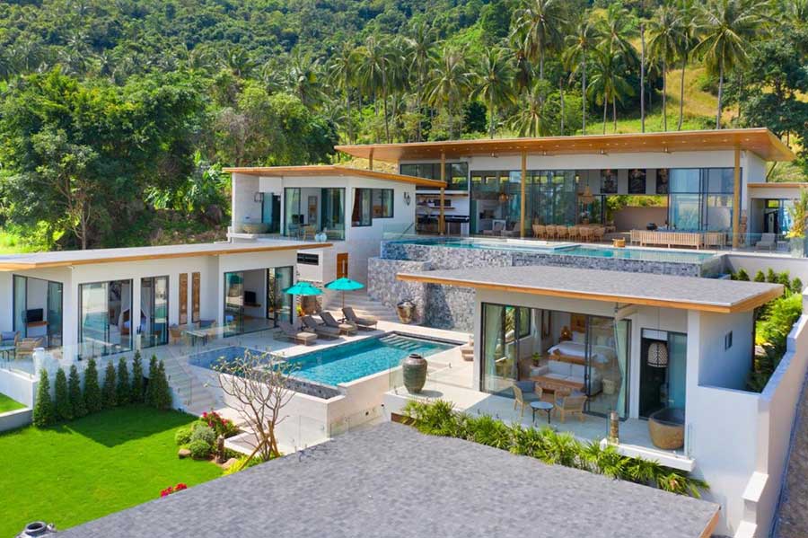 Market-Leading Bespoke 6-Bed Bay View Villa, Chaweng Hillside