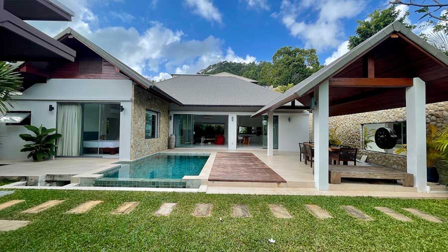 Contemporary Asian 3-Bed Garden Pool Villa, Plai Laem