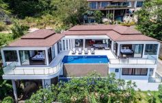 2-Level 4-Bedroom Ocean View Villa, South Lamai