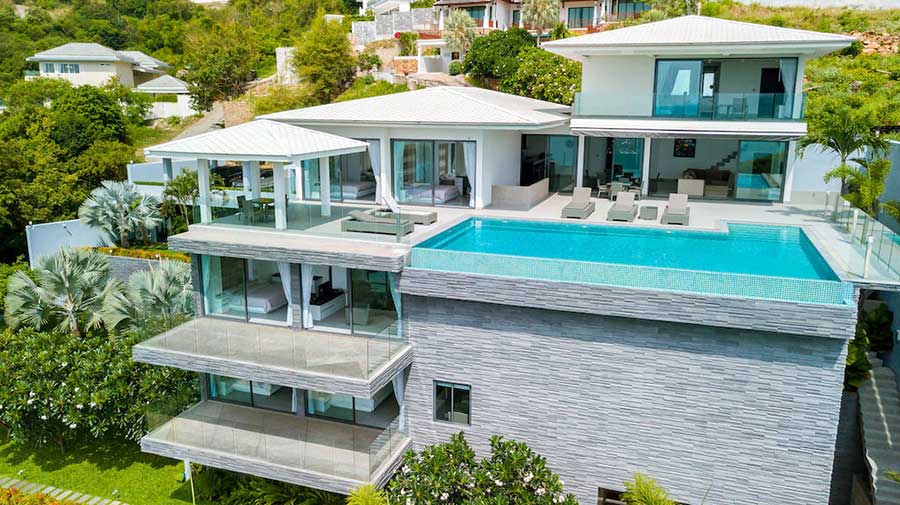 High-End 7-Bed Ocean View Estate Villa, Choeng Mon