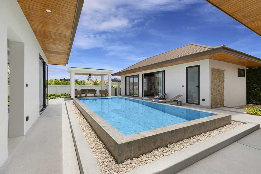 Immaculate Single-Level 3-Bed Garden Villa, by Choeng Mon Beach