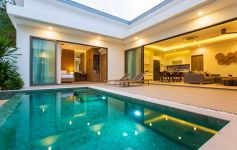 Single Level Contemporary Garden Pool Villas, Bo Phut