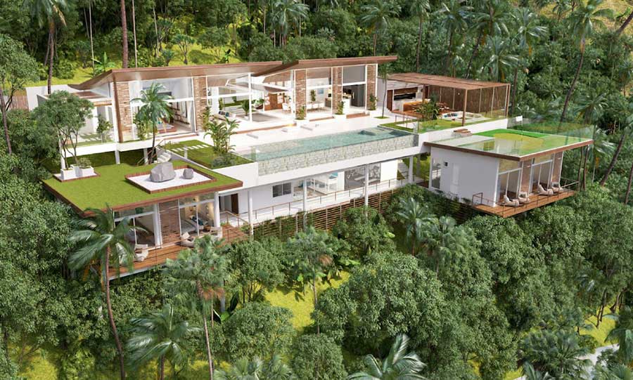 Brand New Luxury 6/7-Bed Sea View Estate Villas, Bang Por