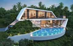 Modern 5-Bed Sea View Villas, Bo Phut Hills, North-East