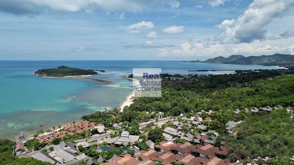 5 x 3,200 Sqm of Prime Sea View Estate Land, Choeng Mon