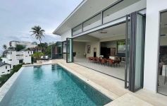 Brand New 4-Bed Contemporary Sea View Villa, Chaweng Noi