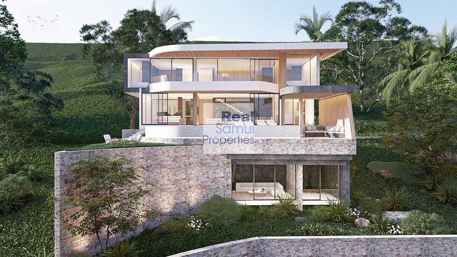 New Luxury 4-Bed Ocean View Villas by Bang Por Beach