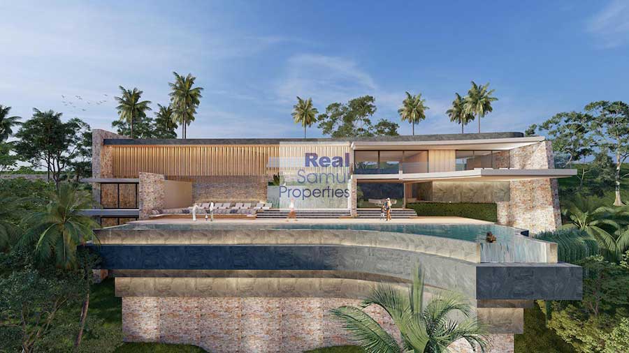 New Luxury 5-Bed Designer Ocean View Villa by Bang Por Beach