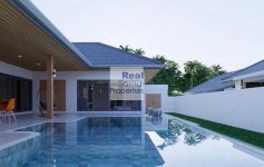 New Modern-Asian Style Single-Level 3-Bed Garden Pool Villas, Lamai