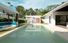 New Modern-Asian Style Single-Level 3-Bed Garden Pool Villas, Lamai