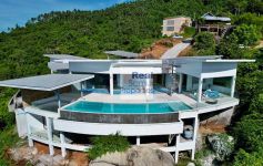 High-End 3-Bed Contemporary Sea View Pool Villa, Lamai