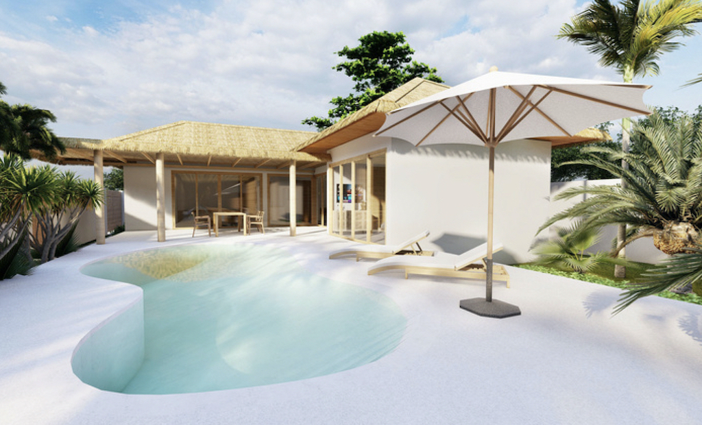 Contemporary Asian Style 2-Bed Garden Pool Villas by Laem Set Beach