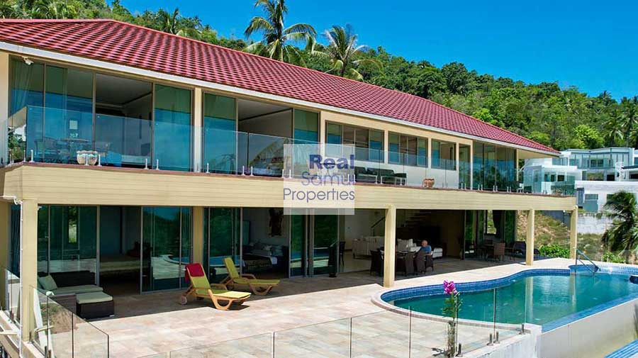 Expansive Luxury 7-Bed Ocean View Villa, Bang Por North-West
