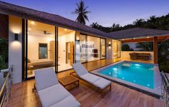 New Modern-Tropical Style 3-bed Ocean View Pool Villas, Lamai