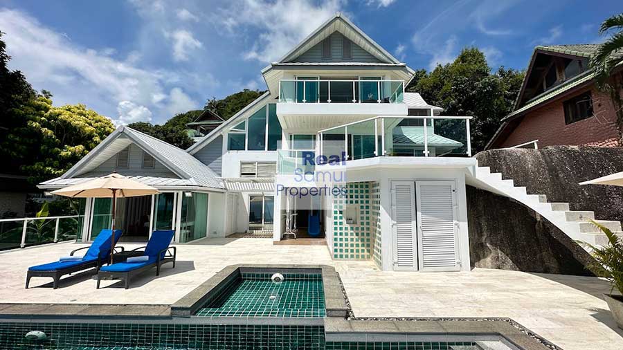 Expansive 5-Bed Sea View Pool Villa by Coral Cove Beach