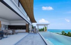 New Contemporary 4-bed Sea View Villa, Chaweng Noi