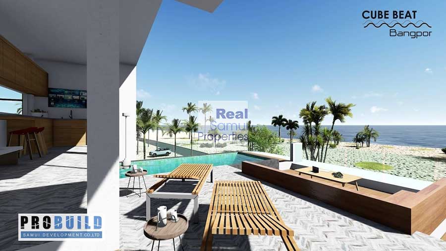 Off-Plan 4-Bed Contemporary Beachside Villa, Bang Por