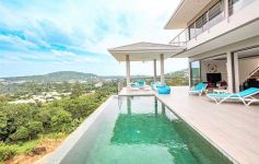 Modern 3-Bed Sea View Pool Villa, Bo Phut