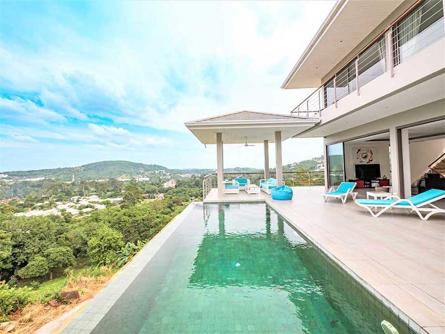 Modern 3-Bed Sea View Pool Villa, Bo Phut