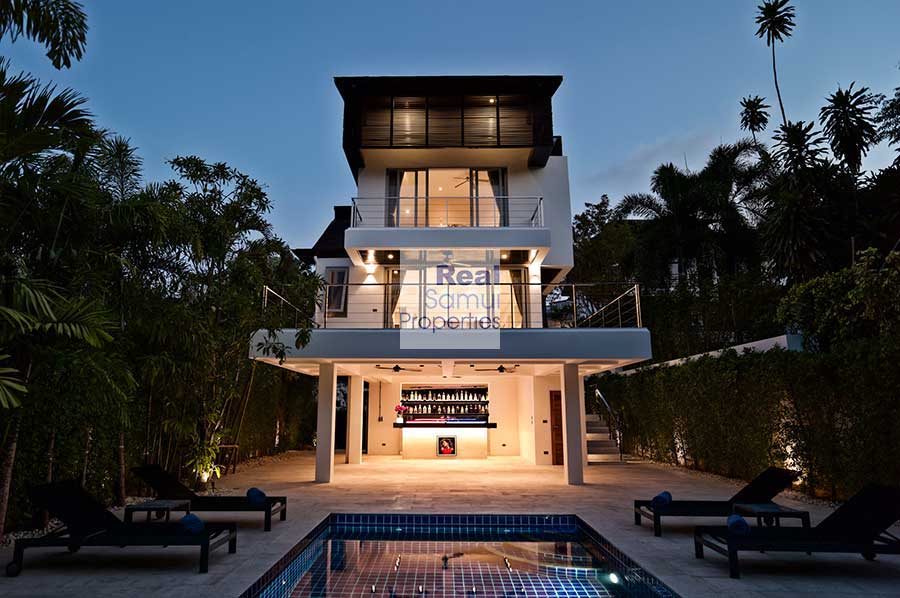 3-Bed Contemporary Detached Pool Villa, Gated Estate, Plai Laem