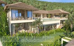 New Contemporary Asian 5-Bed Sea View Estate Villas, Ban Makham