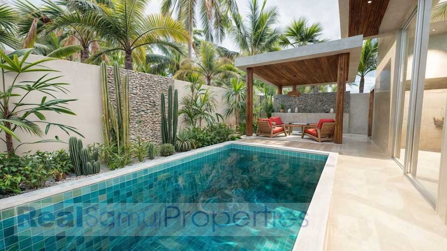 New Contemporary 2-Bed Garden Pool Villas, Ban Rak