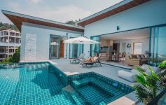 Contemporary 3-Bed 200 Sqm Sea View Villa Pool Villa, Chaweng Noi