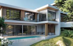 New Contemporary Modern 3 & 5-Bed Hillside Villas, Lamai