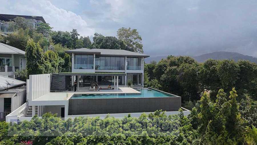 Contemporary-Asian 7 Bed Sea View Villa for Sale in Ban Rak