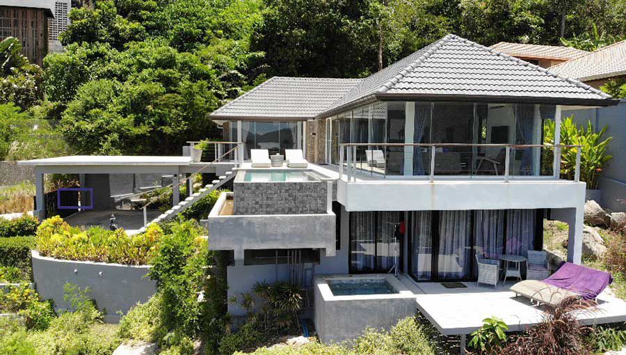 Stunning 3-Bed Sea View Pool Villa, Laem Set, South Coast