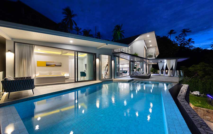Modern 4-Bed Sea View Villa, Gated Estate, West Coast