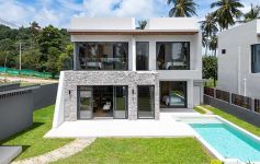New Modern 3-Bed Garden Pool Villas for Sale in Plai Laem